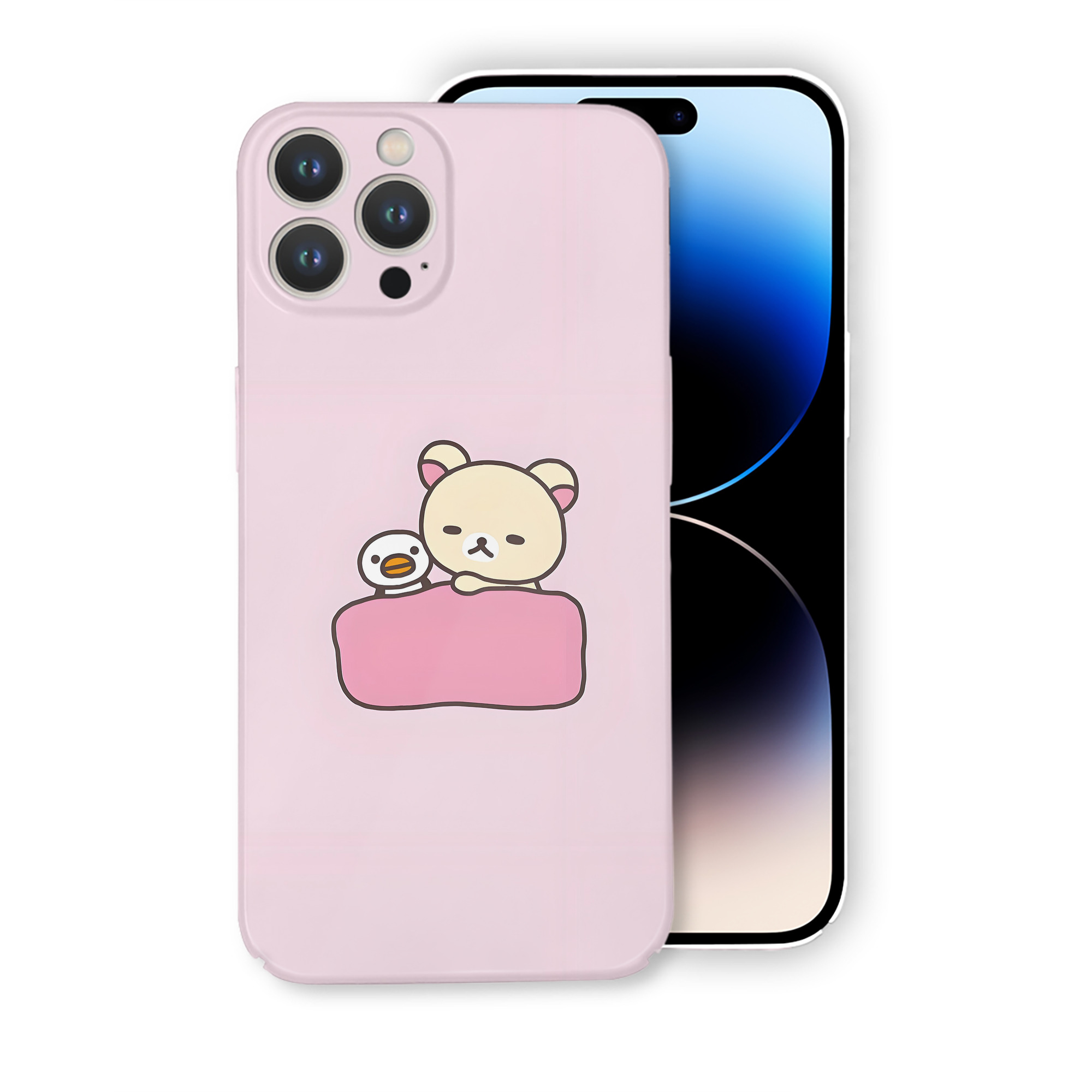 （画像用） リラックマ リラックマ キイロイトリ Rilakkuma Korilakkuma Kiiroitori 【iPhone 14シリーズ対応】ハードケース